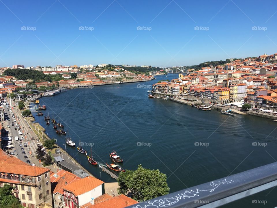 Porto bridge view 