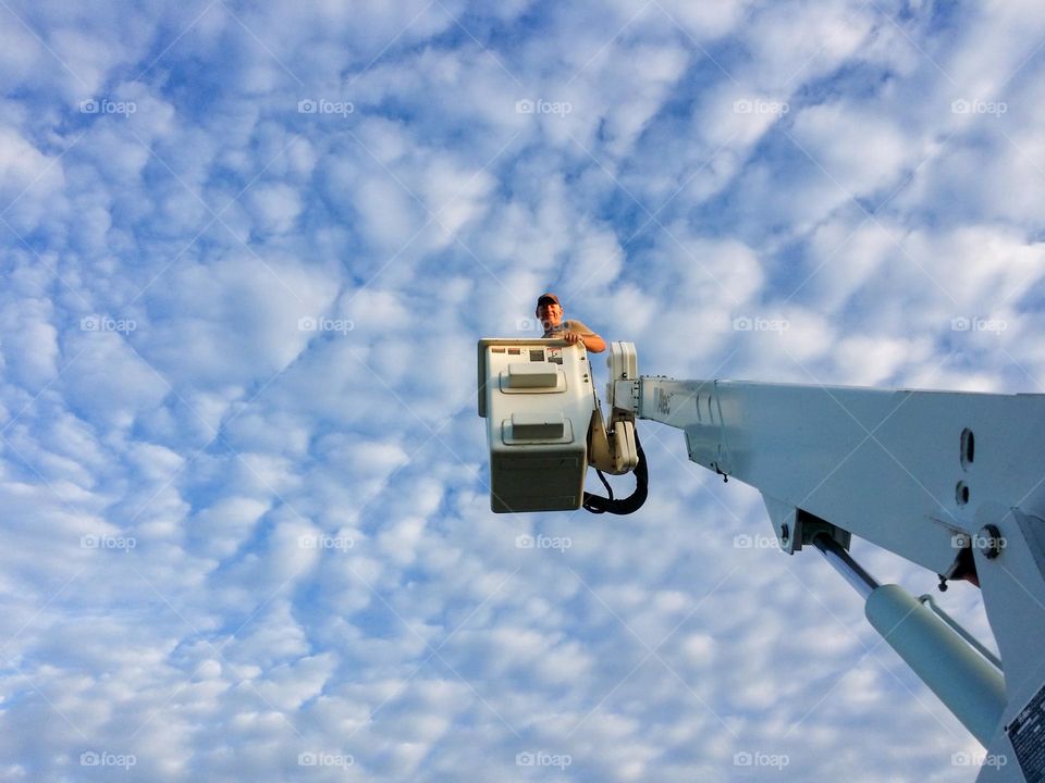 My Husband in a Service Bucket in the Sky