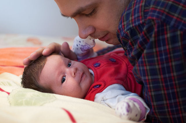 emily with dad