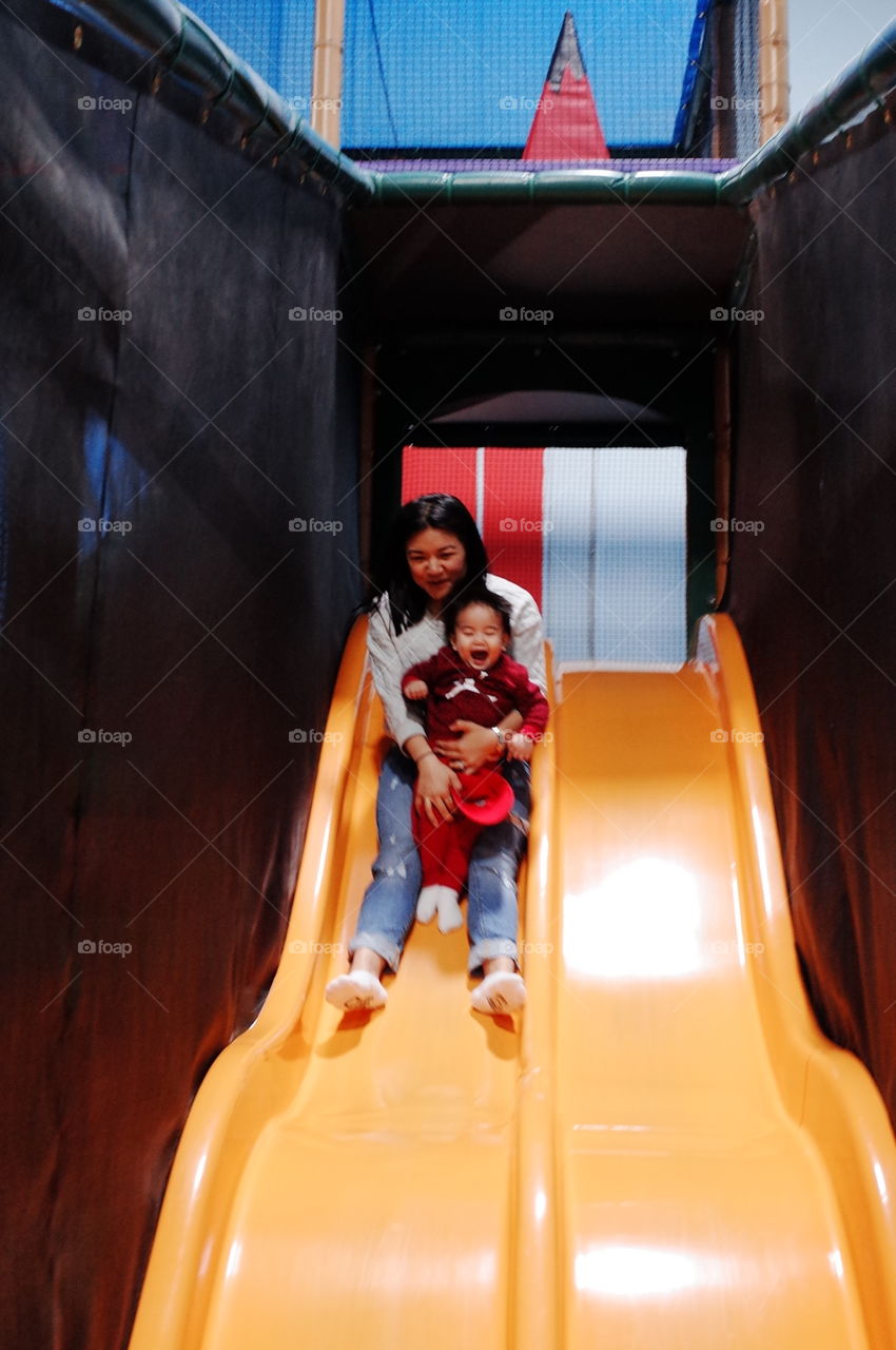 fun playing with mom