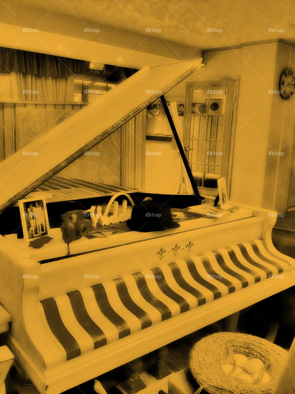 music piano retro wedding by penguincody