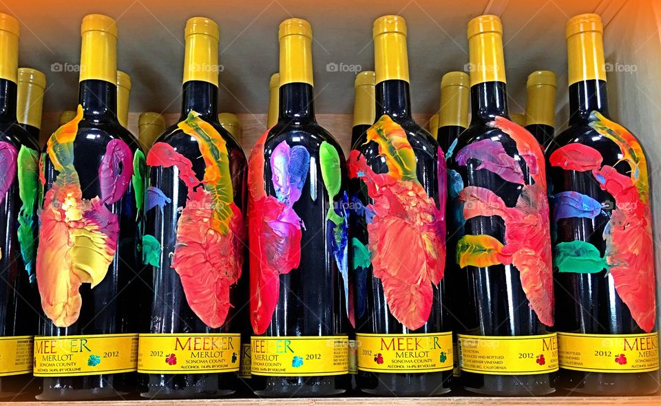 Artistic Wine Bottles 