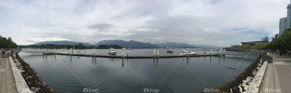 Vancouver waterfront panorama