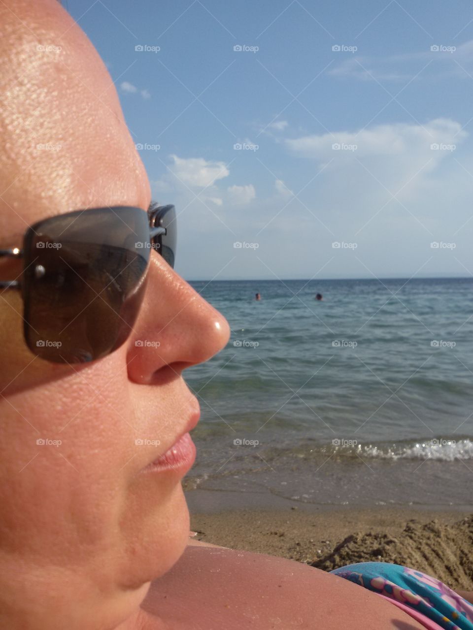 Beautiful girl on the beach