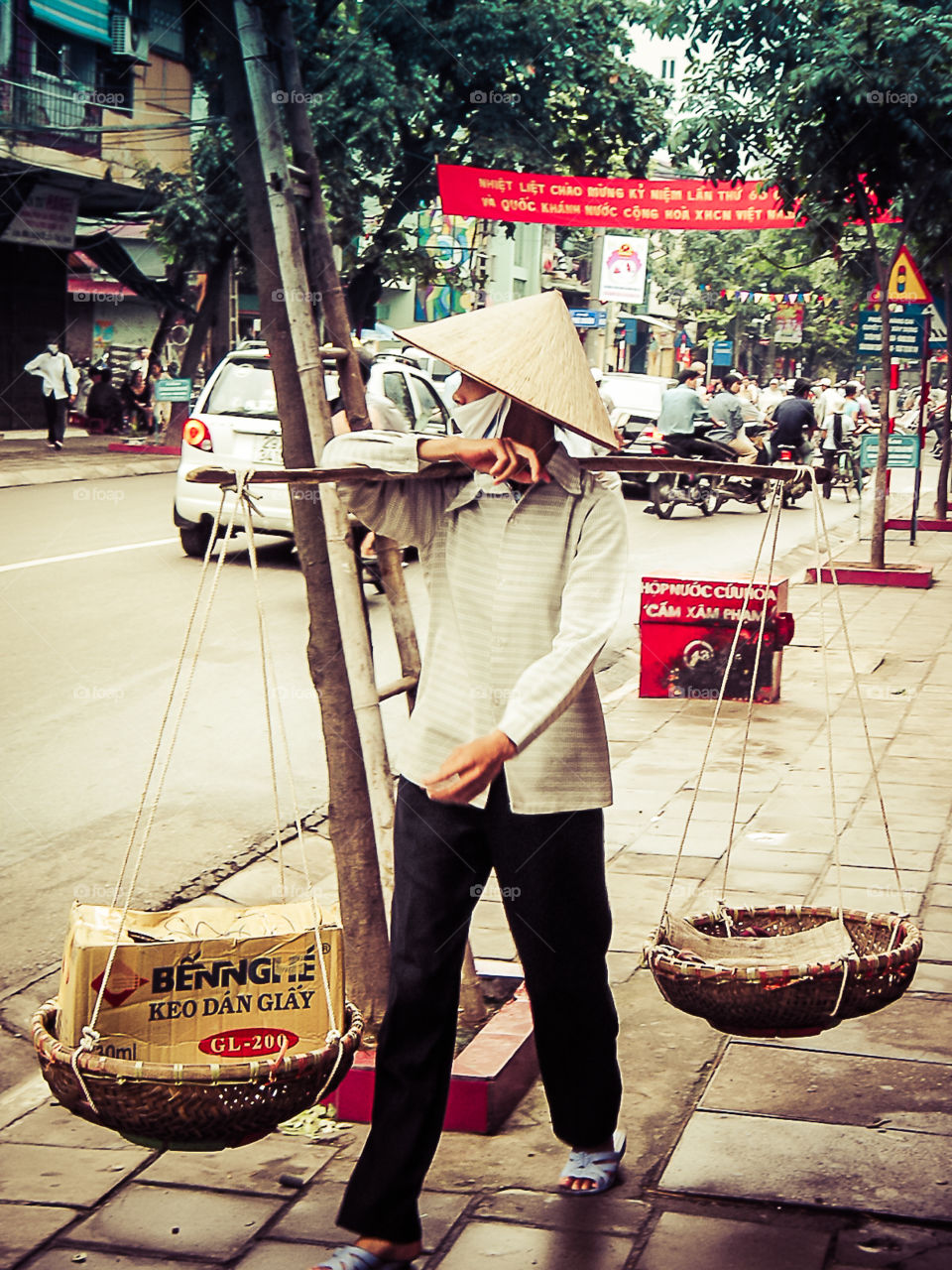 Street vendor in Hanoi