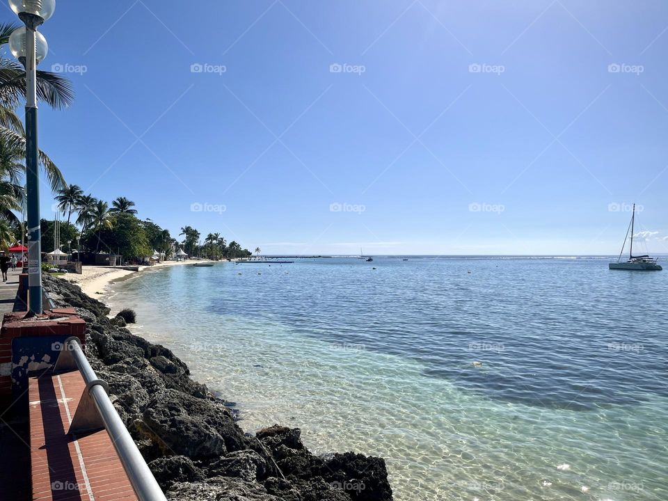 French west indies landscape 