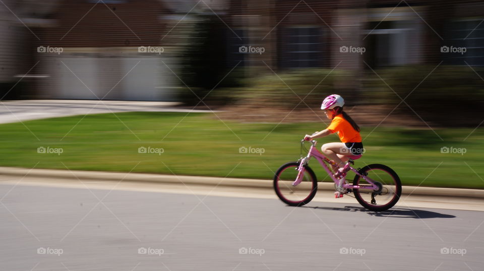 Girl on a Bike