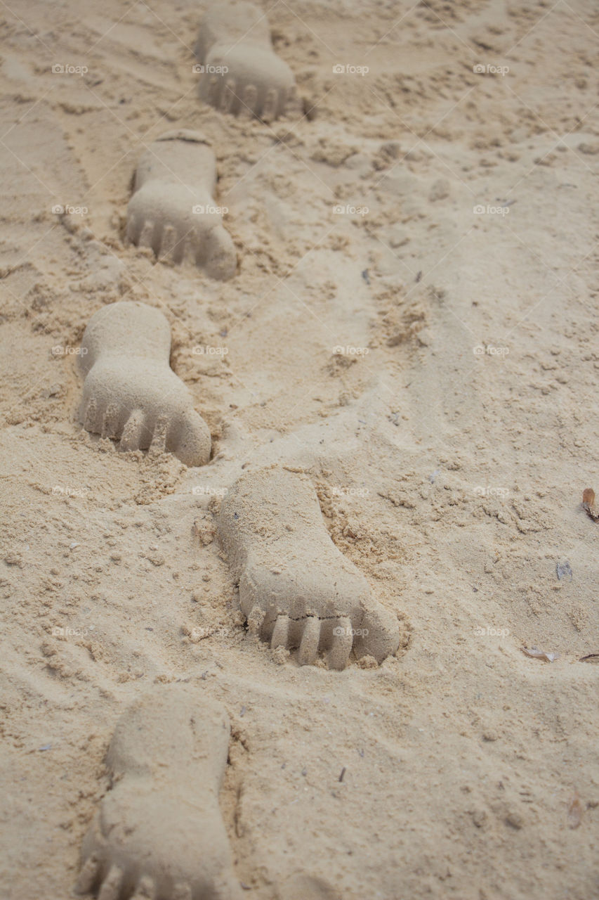 sand foot shapes