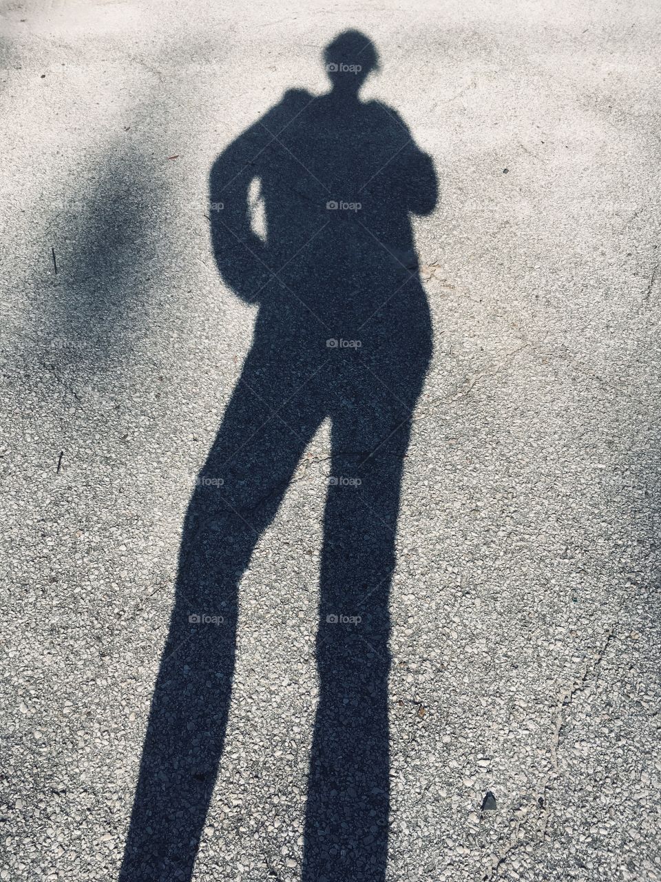 A tall shadow of myself