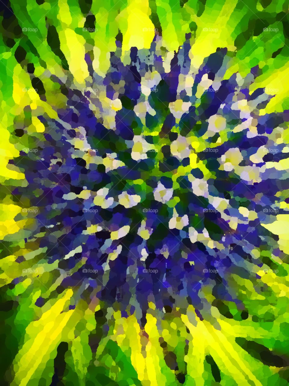Radial Thistle Painty