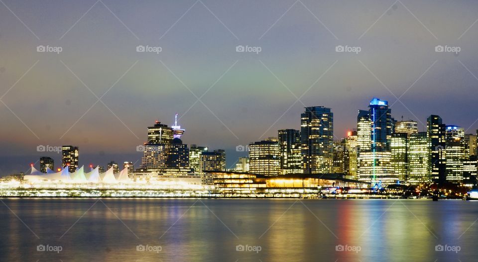 Vancouver skyline from Stanley Park