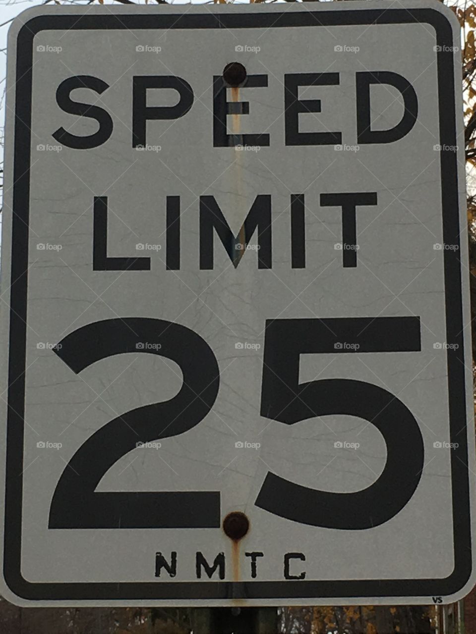 Speed limit 25