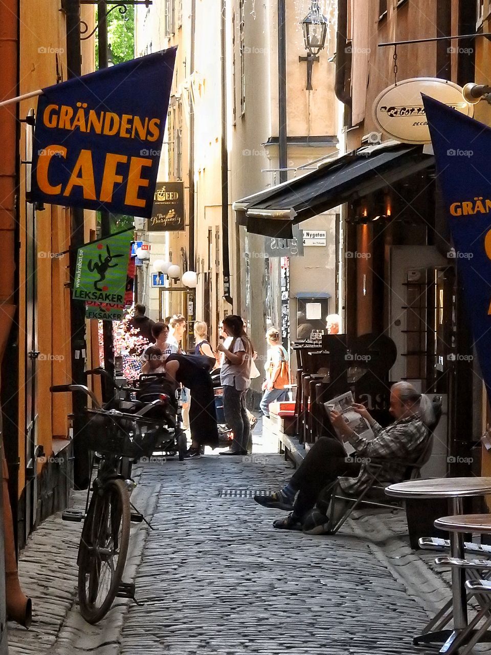 Chilling in Gamla Stan
