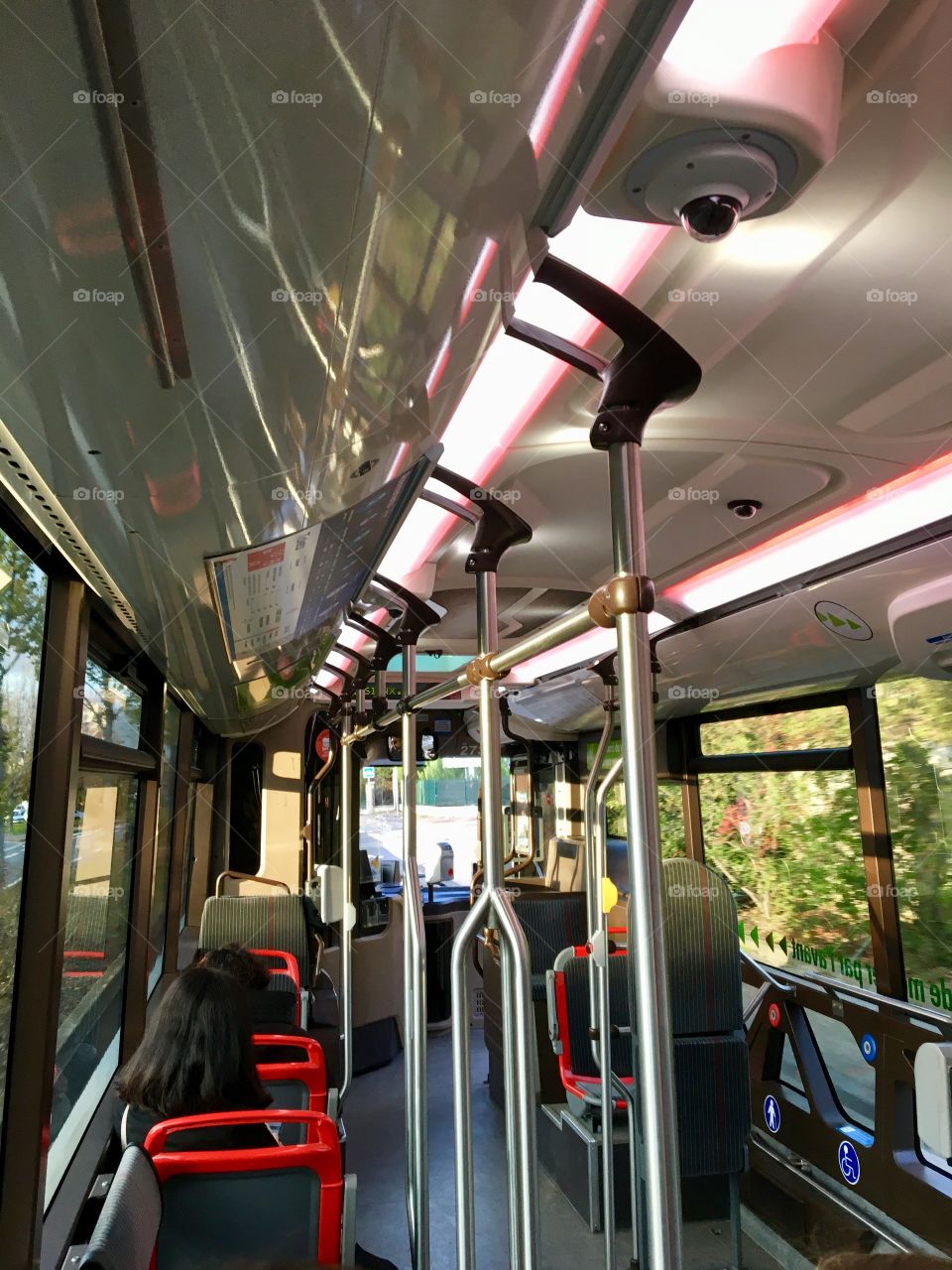 Daily bus trip, Lyon, France 