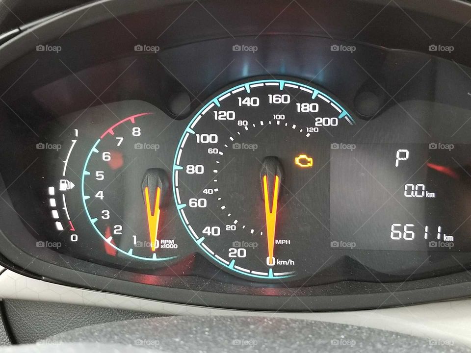 Dashboard Speedometer Odometer