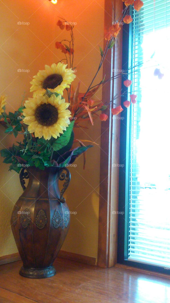 sunflower. fake flowers
