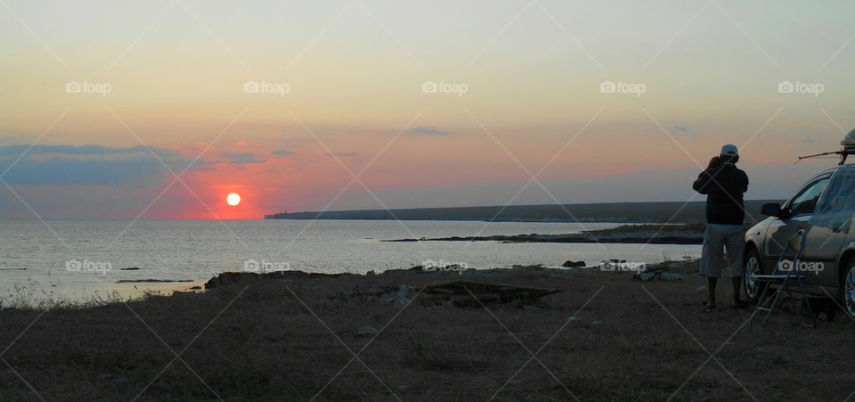 Sunset, Beach, Water, Dawn, Sea