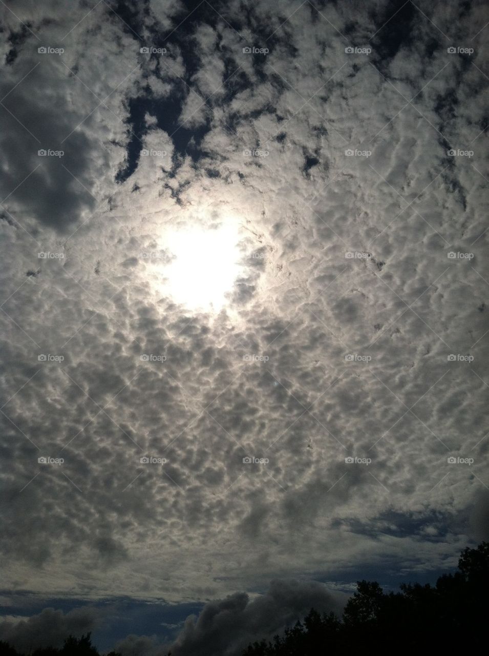 Sun in the clouds 