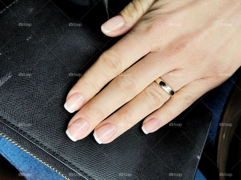 Beautiful french manicure nails
