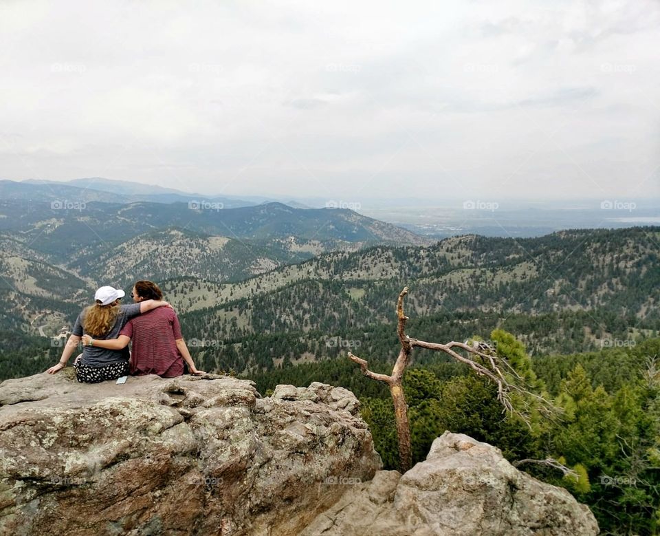 two people at scenic overlook
