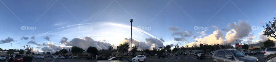 Panoramic cloud 