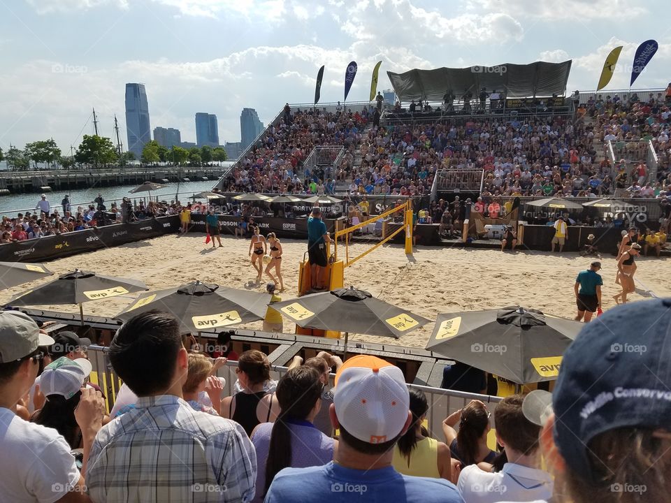 AVP beach volleyball open NYC 2016