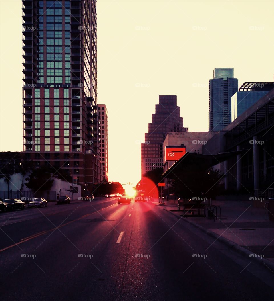 Sunset in Dallas