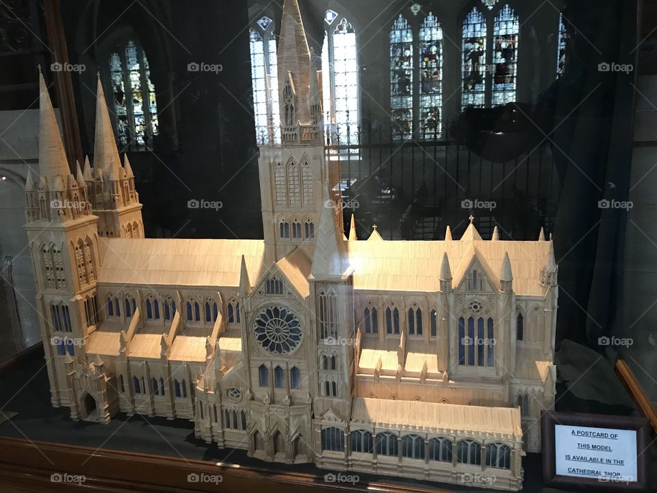 A very prestigious and elegant replica of the lovely Truro Cathedral in Cornwall.