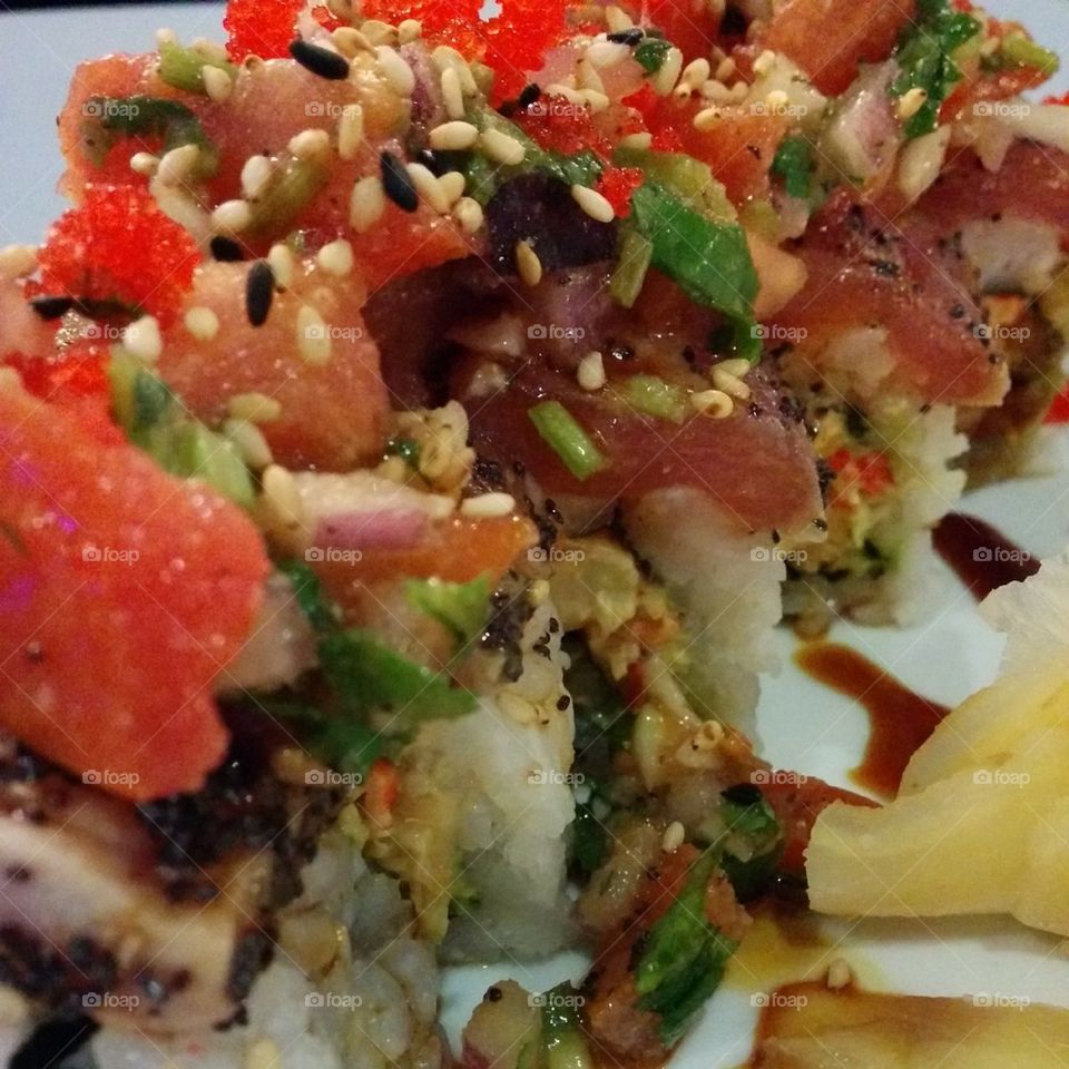 sushi close-up