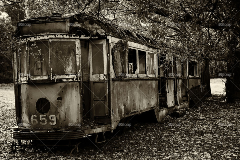 Abandoned Tramcar