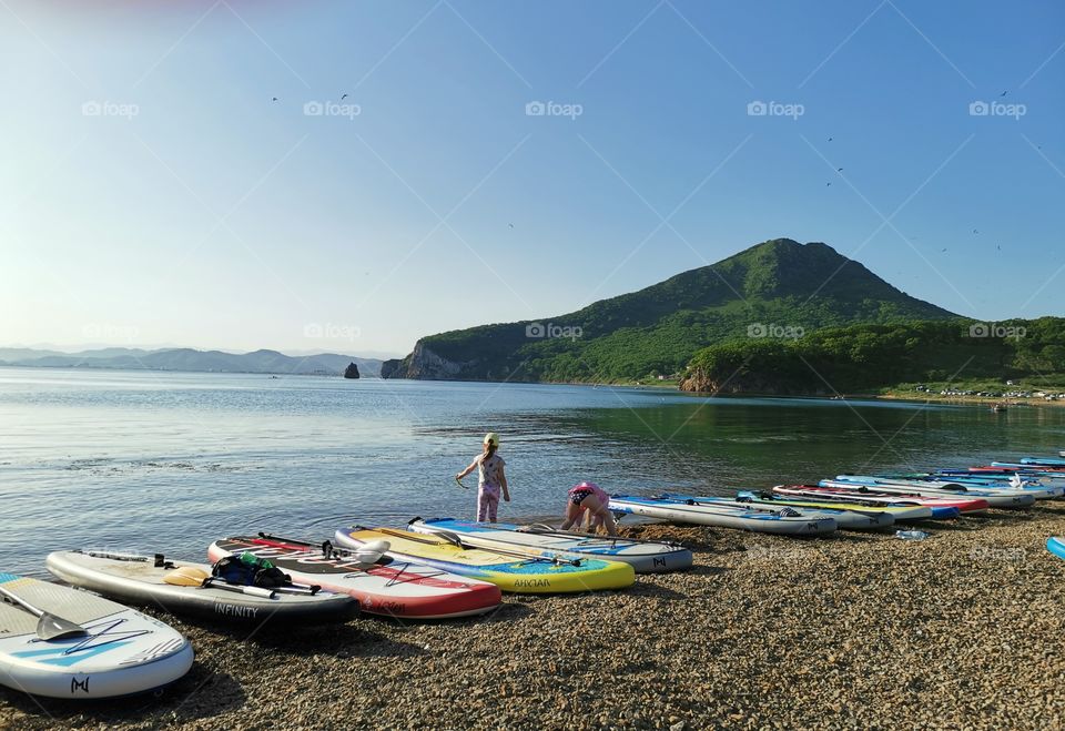 Прогулка на сапе