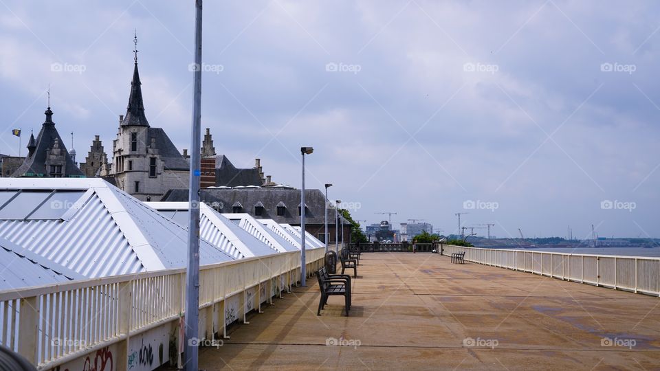 Antwerp on the river