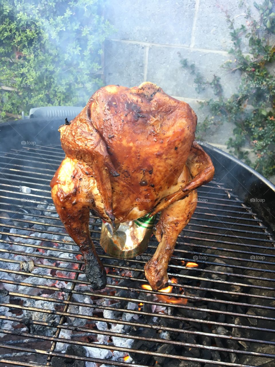 Beer can bbq chicken 