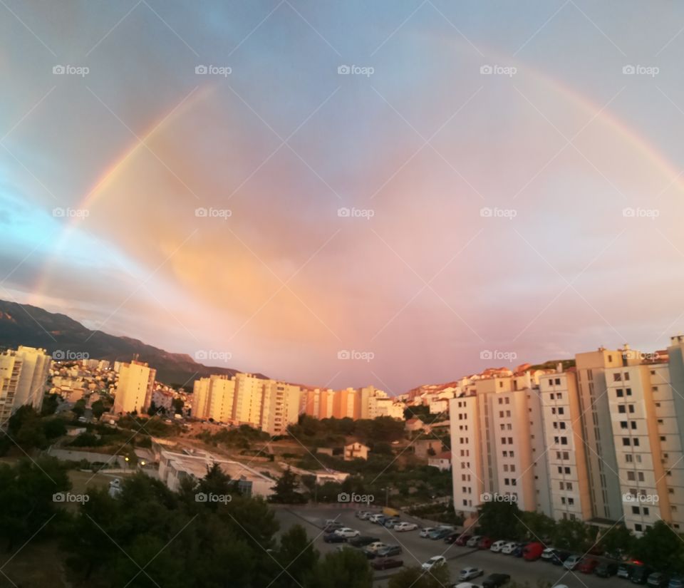 rainbow in Croatia