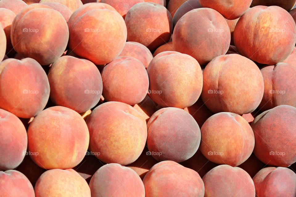 Fruits. Peaches 