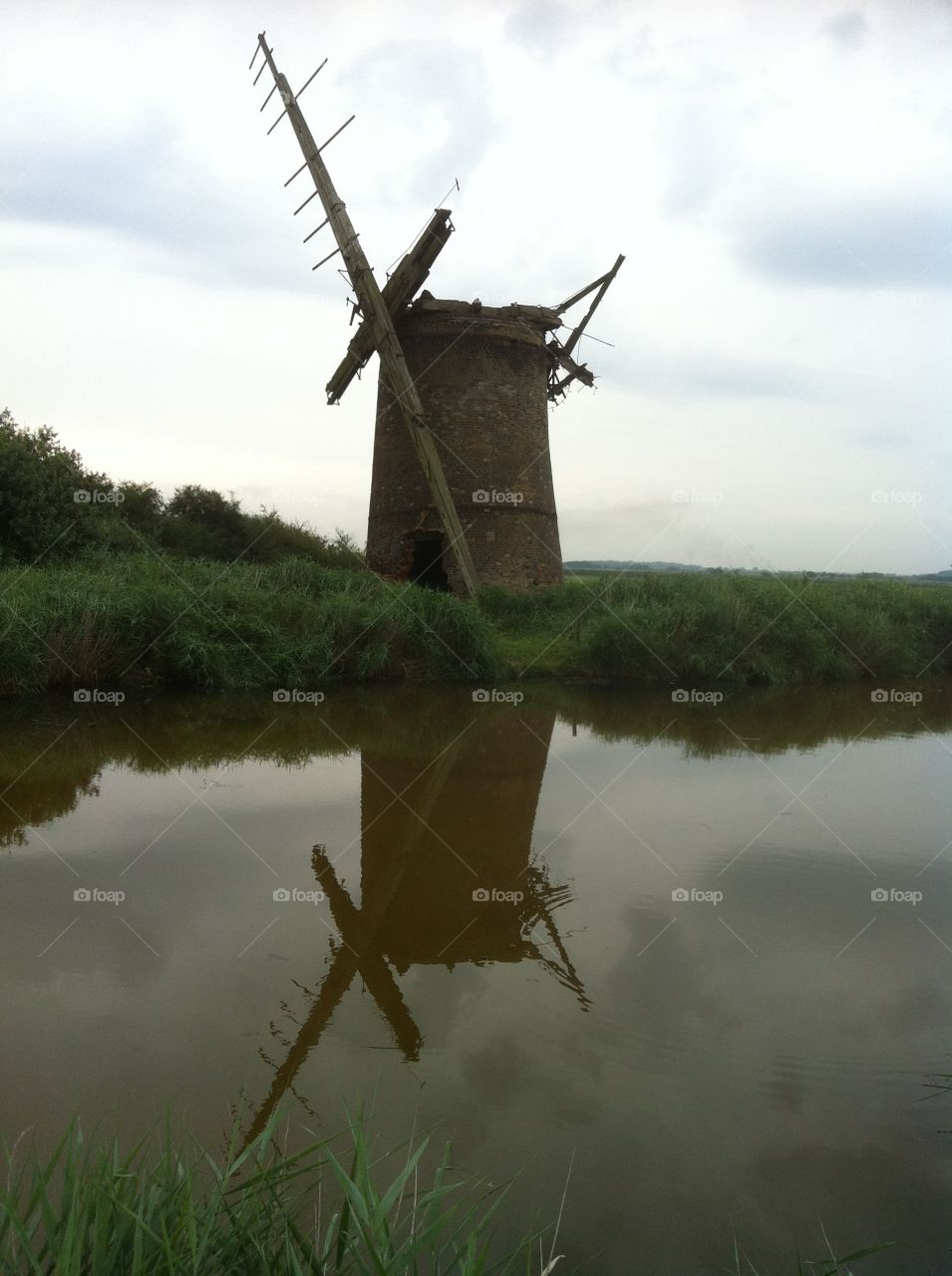 Windmill Norfolk Broads. Windmill Horsey mere 