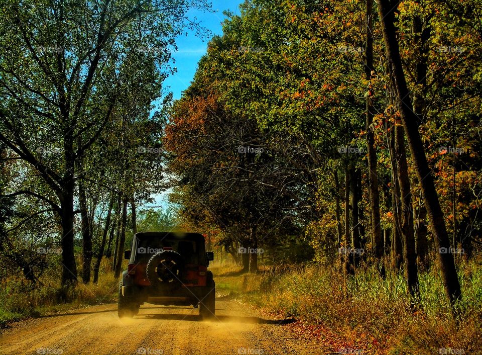 Autumn Jeep run