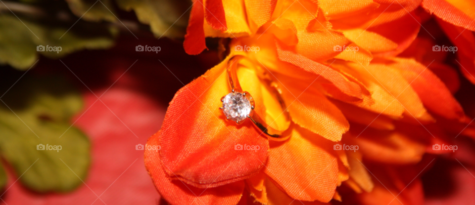 flower wedding ring diamond ring by briwnskin371