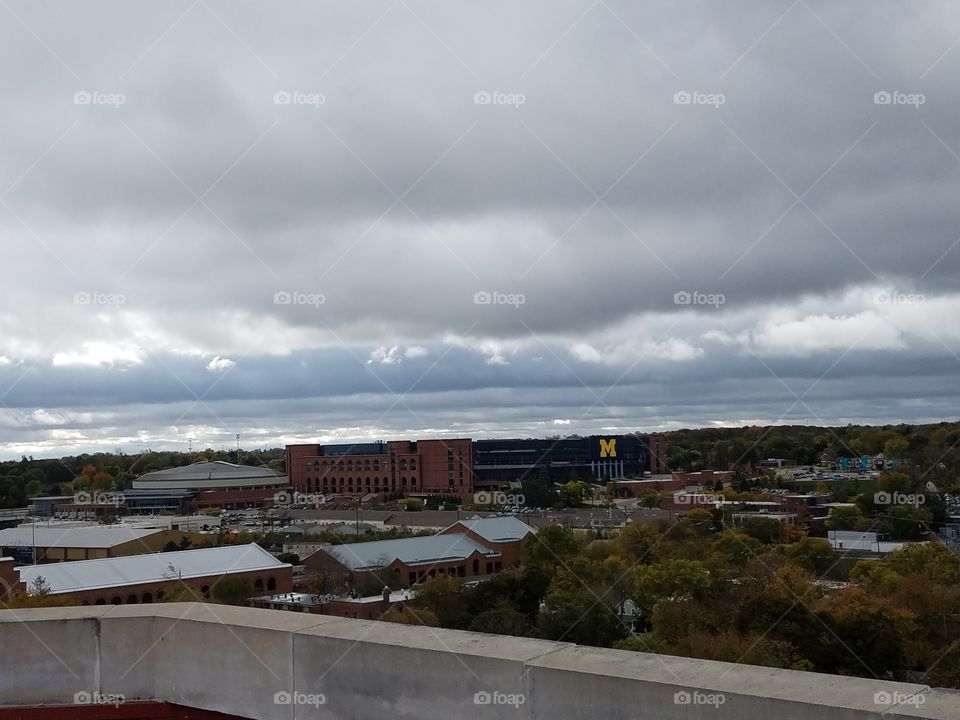 University of Michigan Cloudy horizon