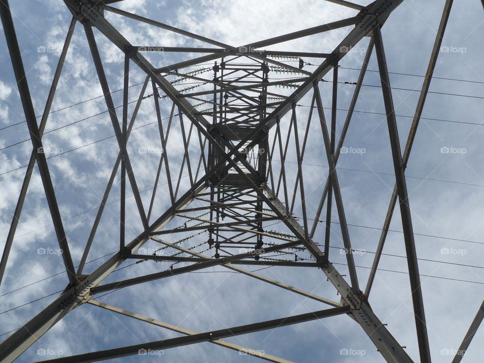 electricity transmission. within overhead power transmission line