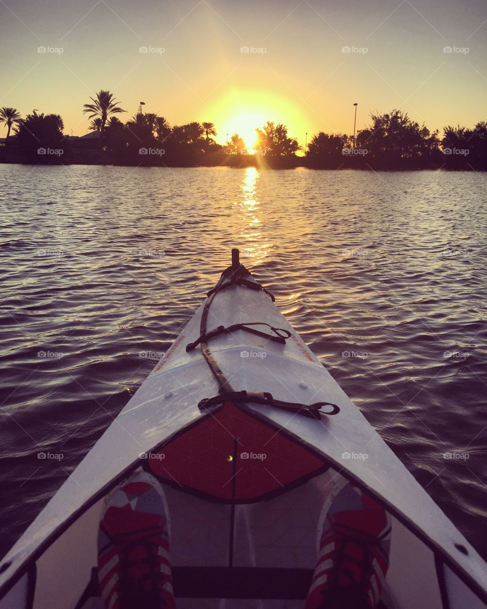 Sunrise paddle