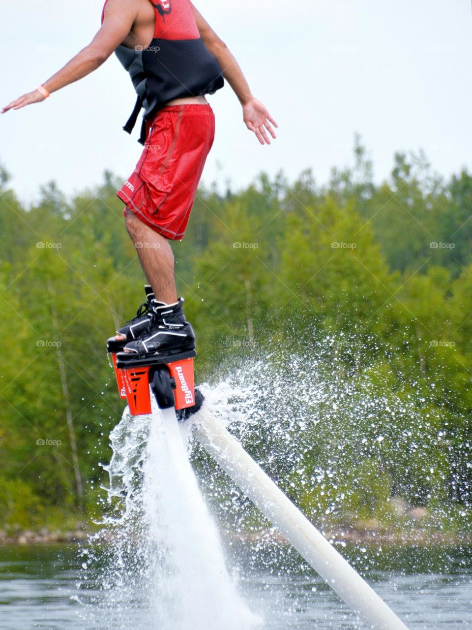 Balancing above water