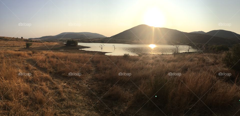 Landscape, Sunset, Dawn, No Person, Water