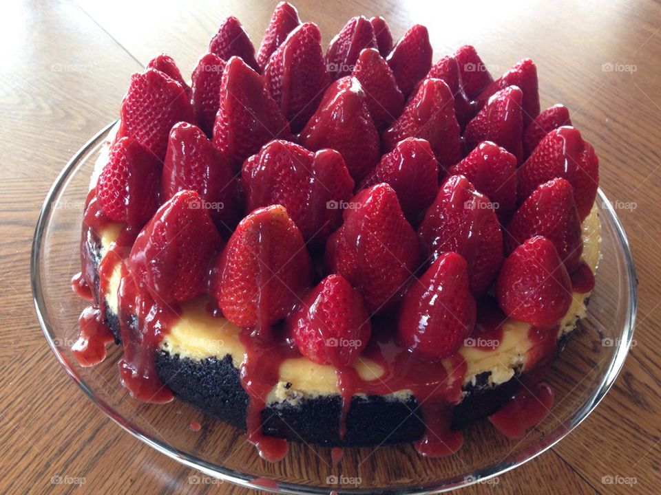 Strawberry cheesecake 