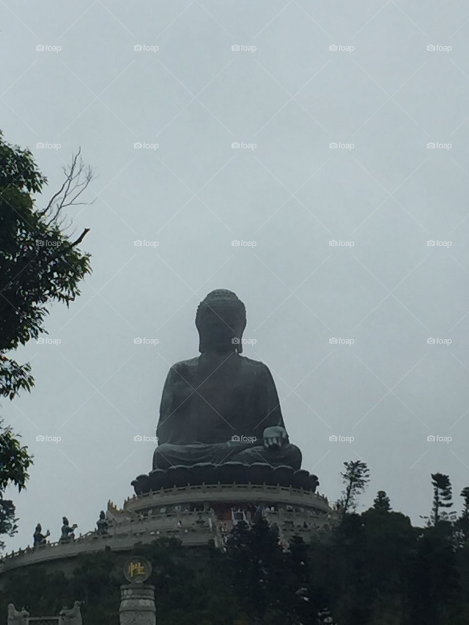 “Tian Tau Sacred Buddha Statue Hong Kong & Chinese Symbolic Statue. Ngong Ping, Lantau Island, Hong Kong. Copyright Chelsea Merkley Photography 2019. “
