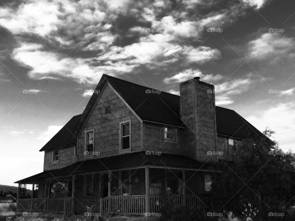 House in B&W 