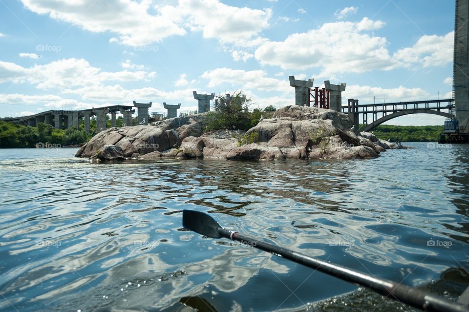 sailing along the coast