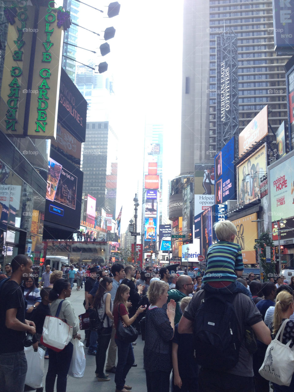 City, Street, People, Shopping, Crowd