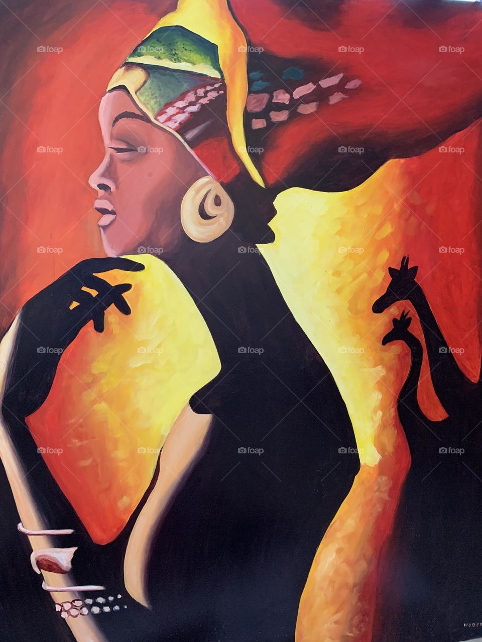 This painting is call MaMa Africa 