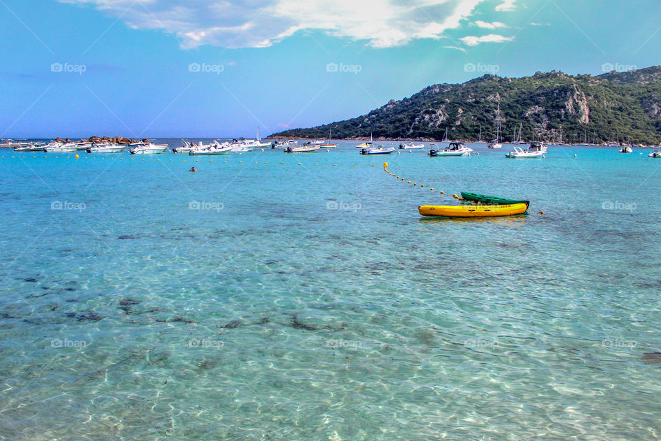 Beach in Corsica